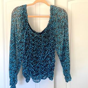 Jane+Delancey Long Sleeve Ruched Top